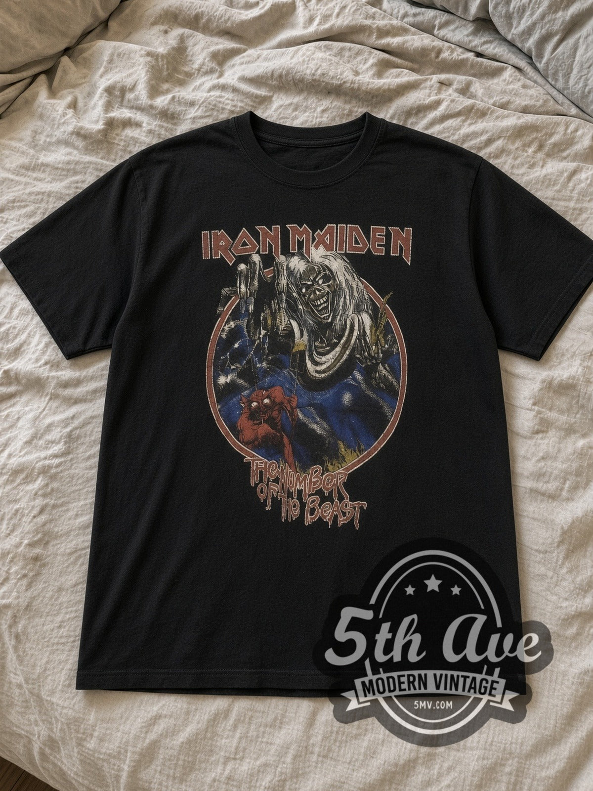 Iron Maiden – The Number of the Beast – Vintage Band T-Shirt