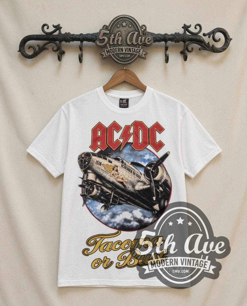 AC/DC – Tacoma or Bust – Vintage Band T-Shirt