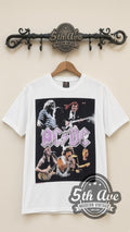AC/DC – Purple Logo Band (White) – Vintage Band T-Shirt
