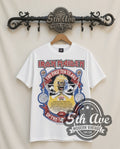Iron Maiden – First Ten Years (White) – Vintage Band T-Shirt