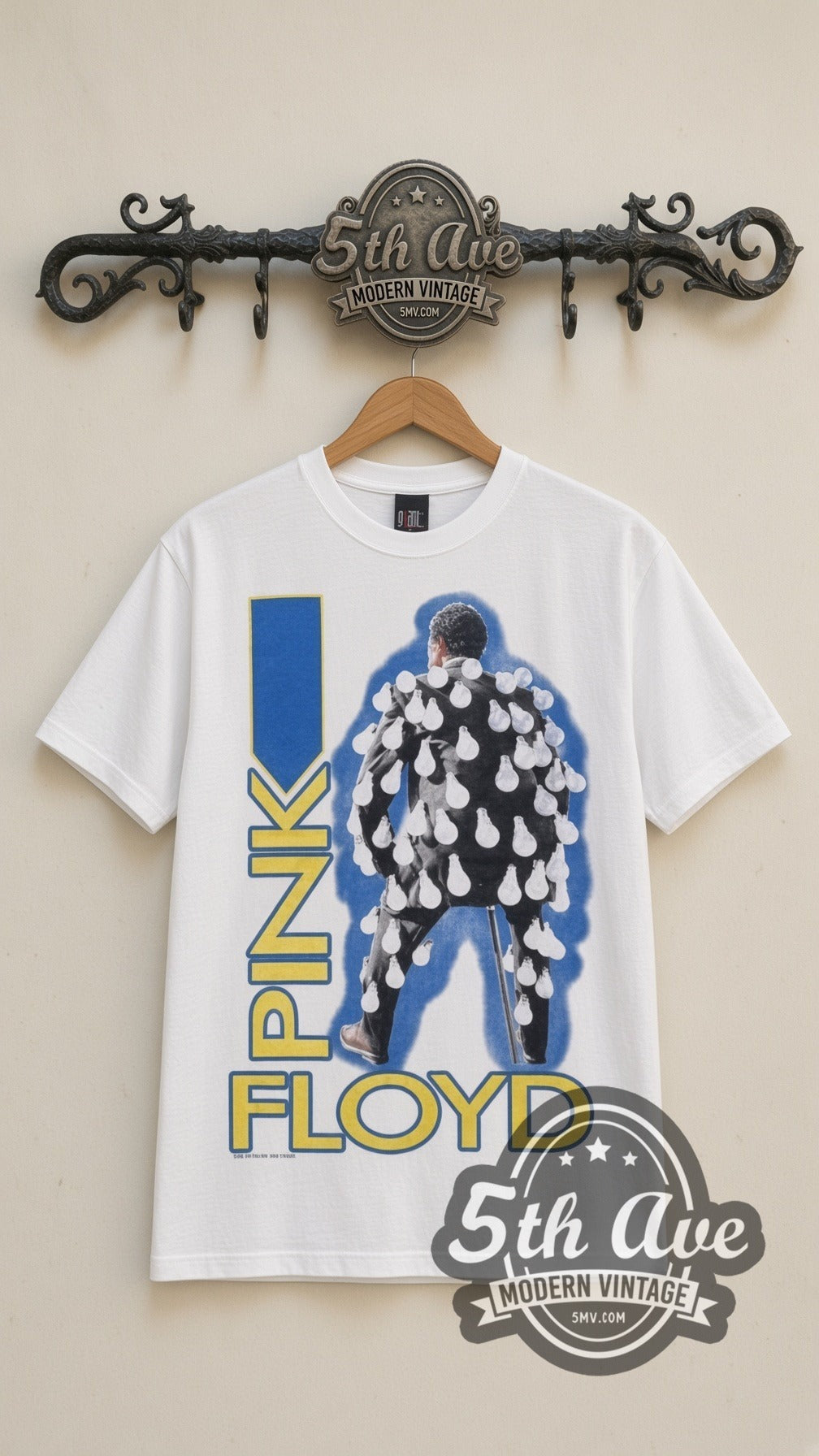 Pink Floyd – Figure (White) – Vintage Band T-Shirt