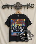 Rolling Stones – Steel Wheels Band (Black) – Vintage Band T-Shirt