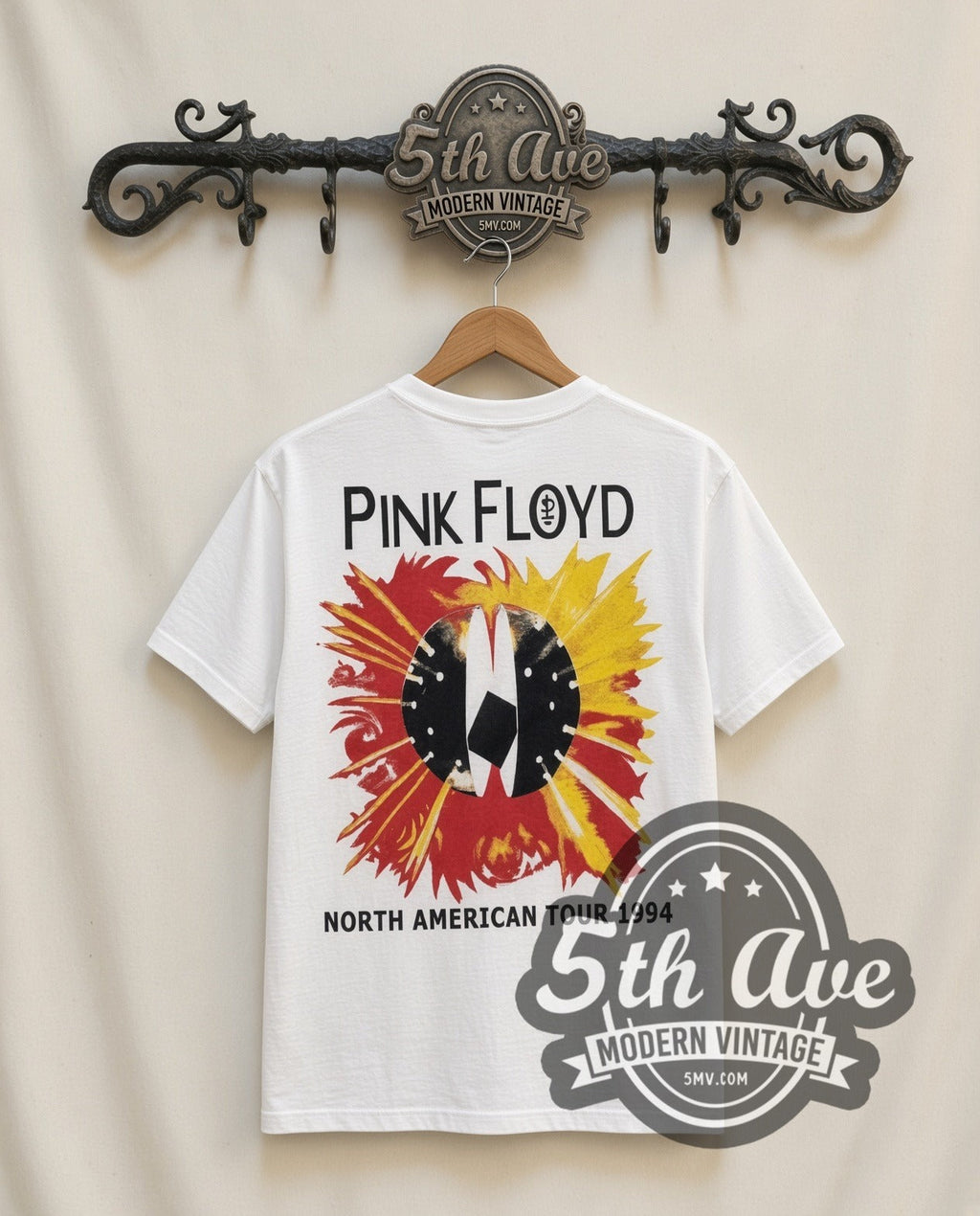 Pink Floyd – Sun (White) – Vintage Band T-Shirt