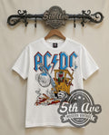 AC/DC – Cannon (White) – Vintage Band T-Shirt