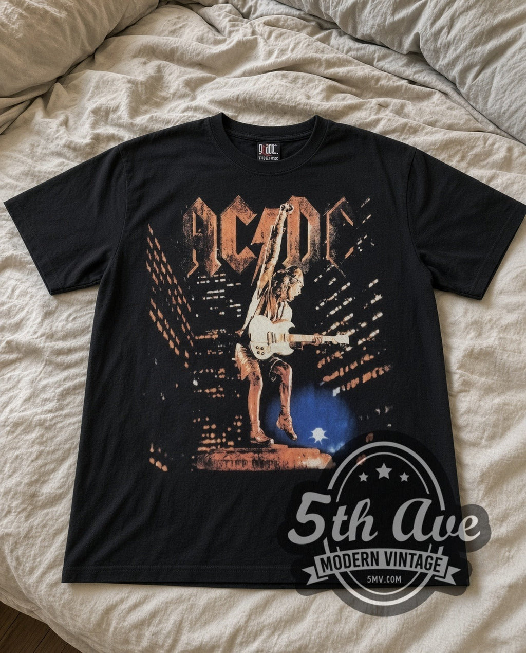 AC/DC – Angus Live (Black) – Vintage Band T-Shirt