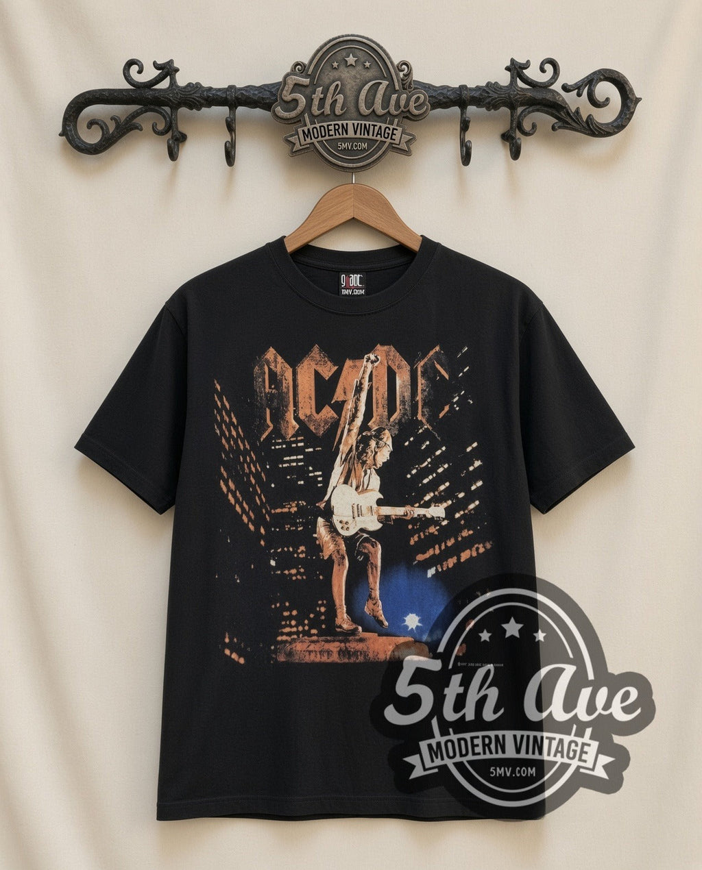 AC/DC – Angus Live (Black) – Vintage Band T-Shirt