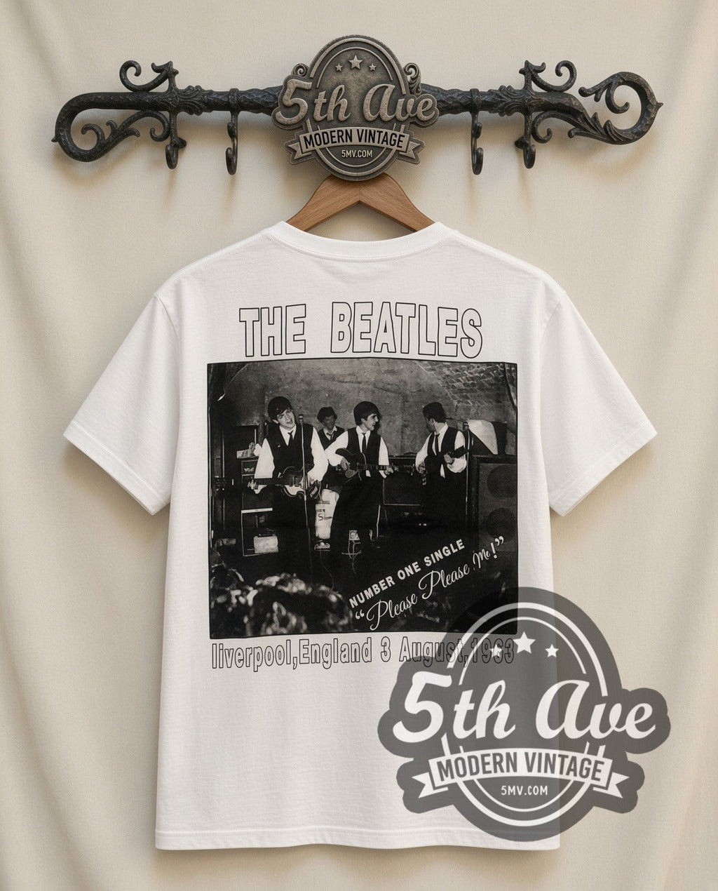 The Beatles – Cartoon Band (White) – Vintage Band T-Shirt