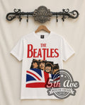 The Beatles – Union Jack (White) – Vintage Band T-Shirt