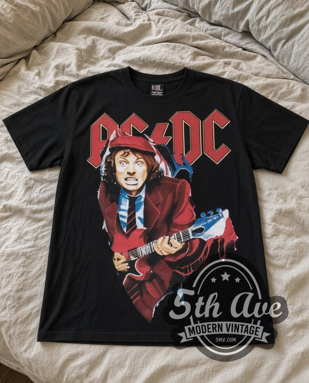 AC/DC – Angus Suit (Black) – Vintage Band T-Shirt