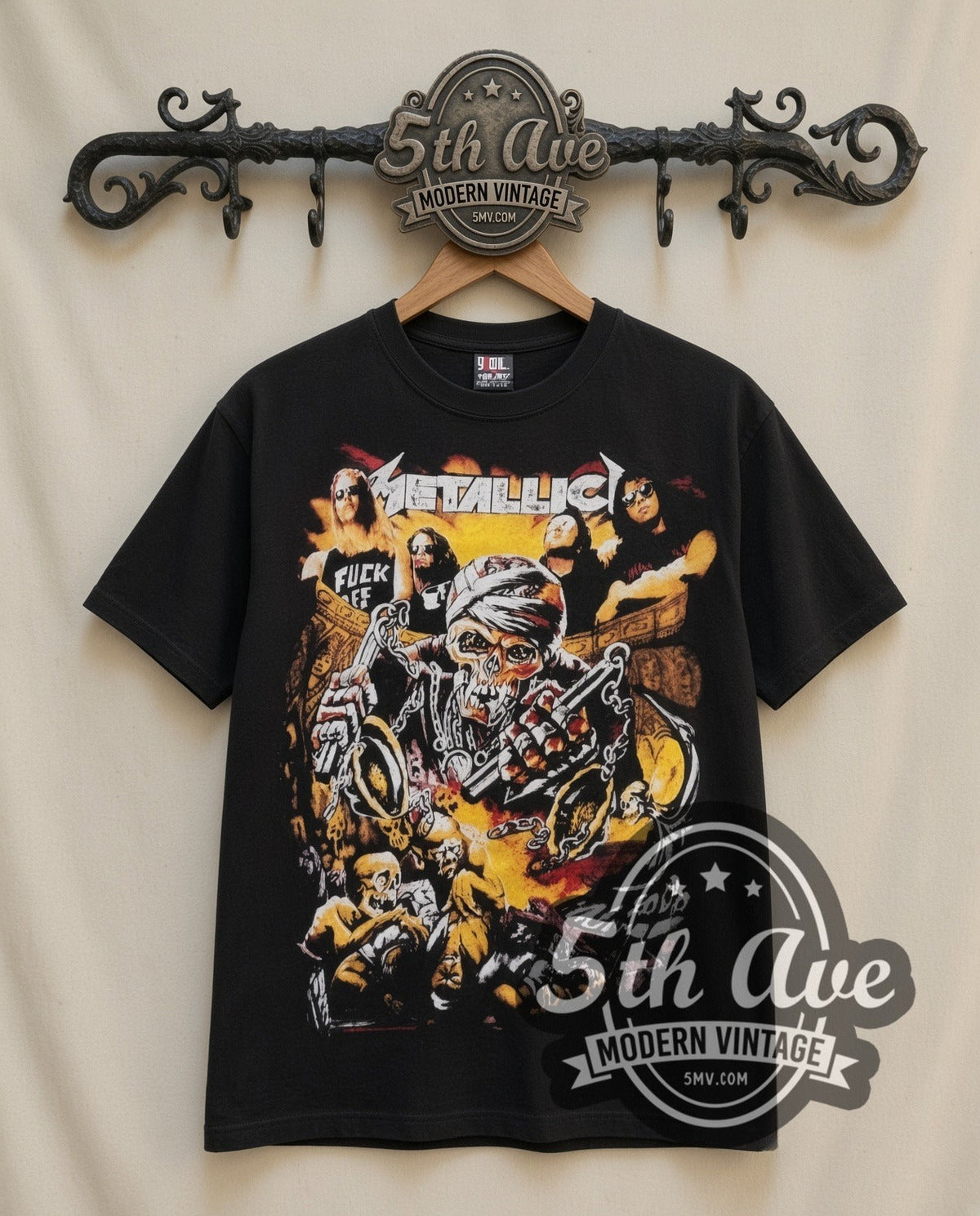 Metallica – Skull Biker – Vintage Band T-Shirt