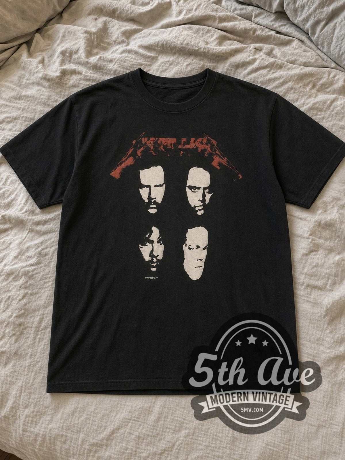 Metallica – Faces and World Tour 'Don't Tread On Me' Snake – Vintage Band T-Shirt