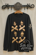 Metallica – Birth School Four Members Crossed Arms – Vintage Band Long Sleeve T-Shirt