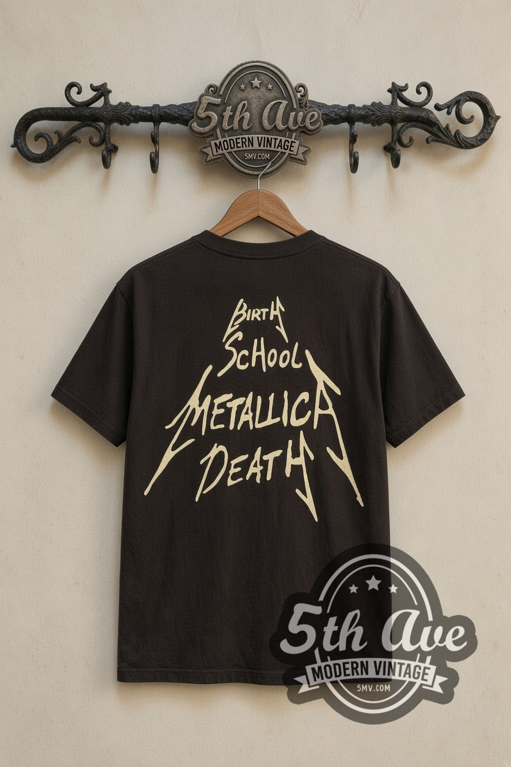 Metallica – Birth School Metallica Death (Black) – Vintage Band T-Shirt