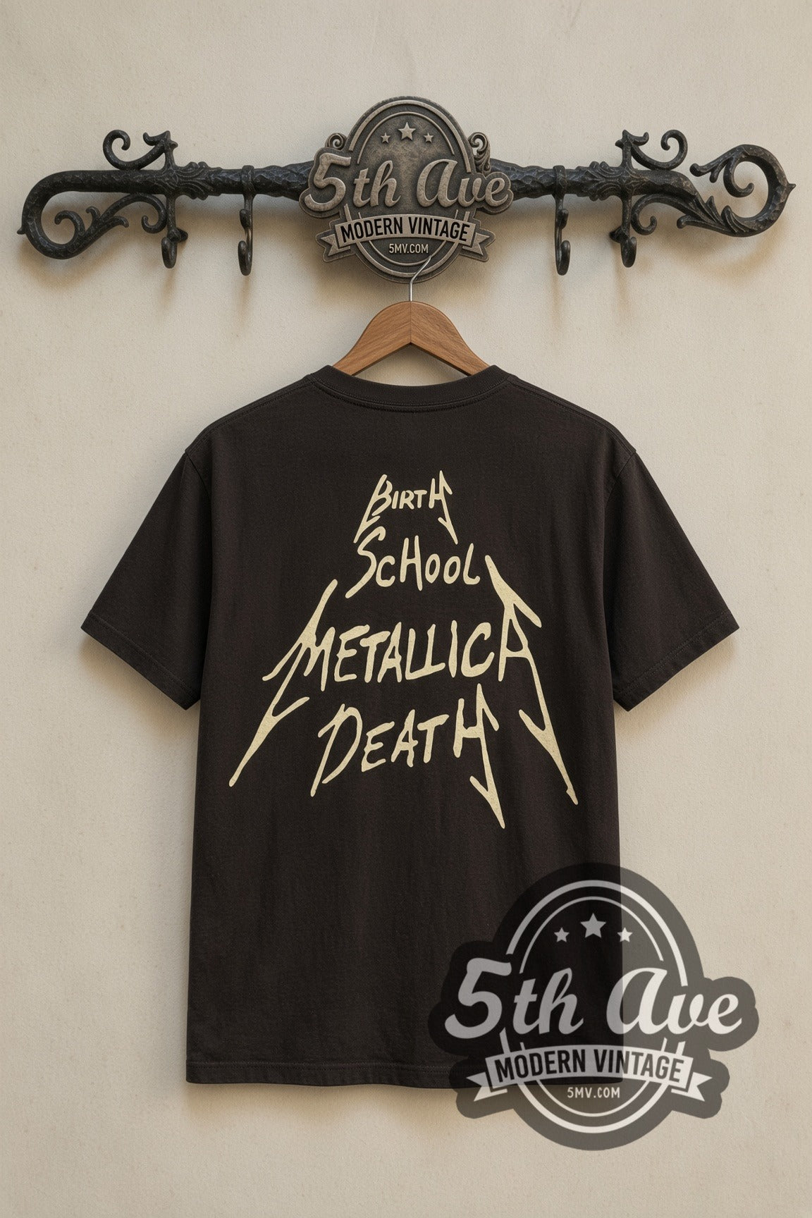 Metallica – Birth School Metallica Death (Black) – Vintage Band T-Shirt