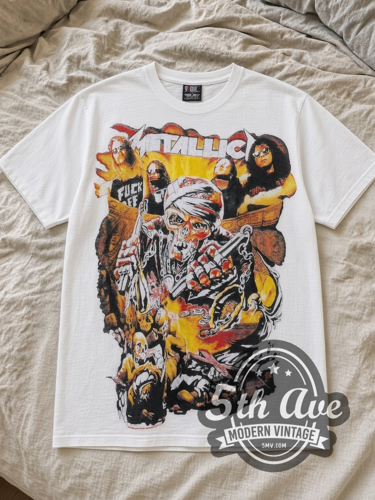 Metallica – Don't Tread on Me – All Over Print – Vintage Band T-Shirt
