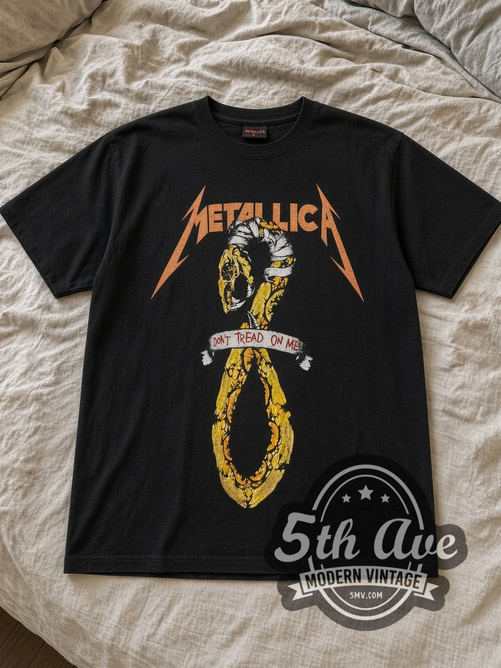 Metallica – Don't Tread On Me 1992 Tour – Vintage Band T-Shirt