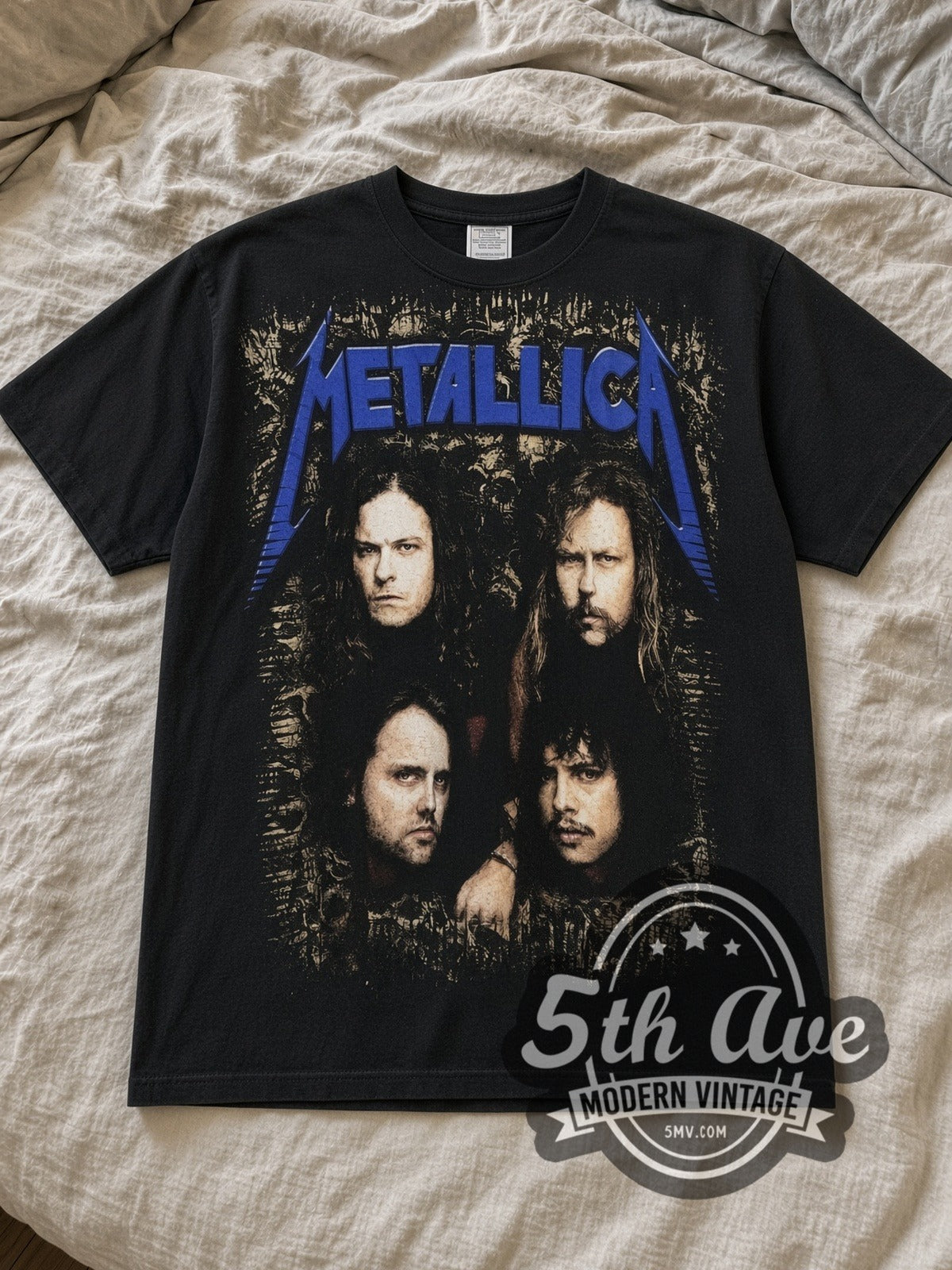 Metallica – Enter Sandman – All Over Print – Vintage Band T-Shirt