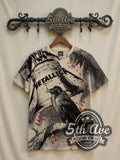 Metallica – For Whom the Bell Tolls Crow All Over Print – Vintage Band T-Shirt
