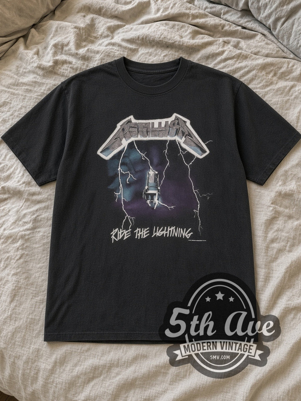 Metallica – Ride the Lightning – Vintage Band T-Shirt