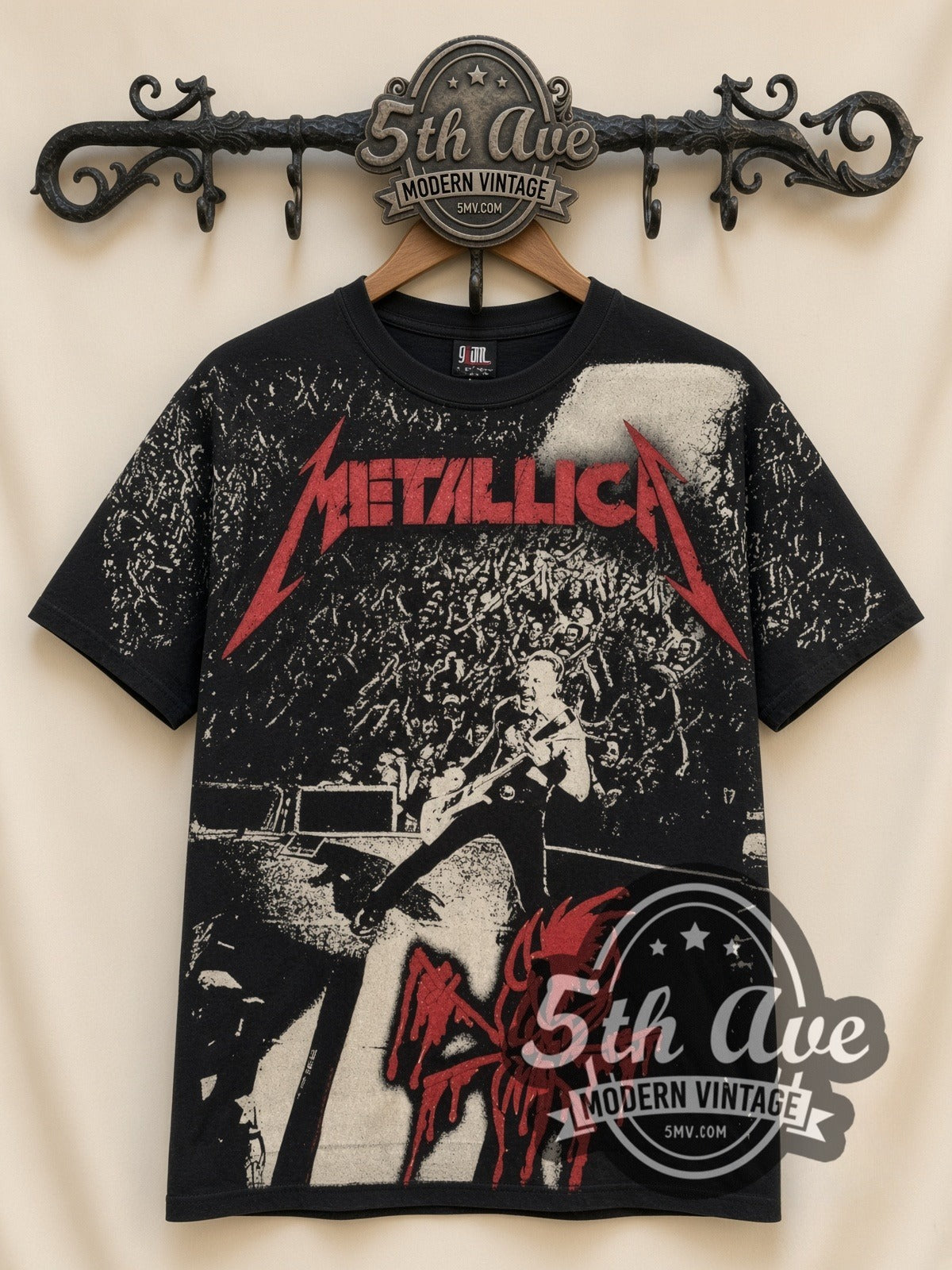 Metallica – Stage Right 01 All Over Print – Vintage Band T-Shirt