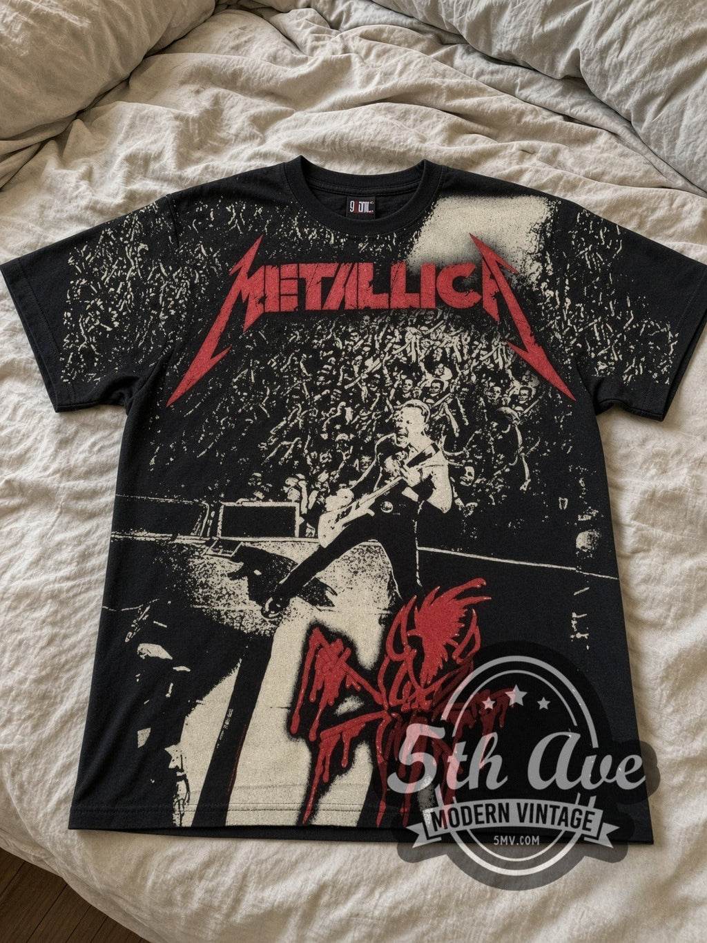 Metallica – Stage Right 01 All Over Print – Vintage Band T-Shirt