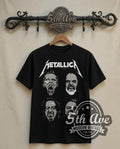 Metallica – Zombie Band Faces – Vintage Band T-Shirt