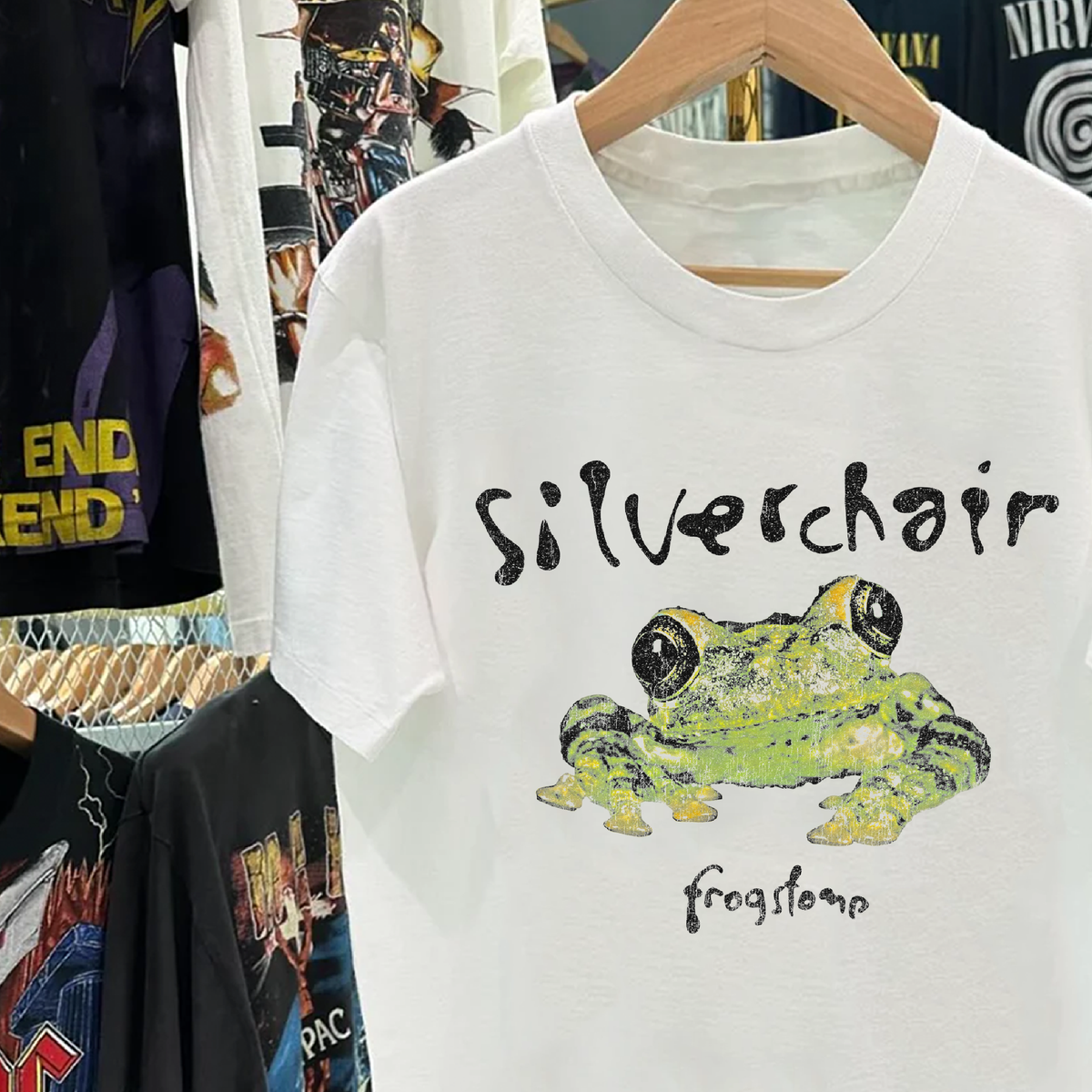 Silverchair Washed White Tee