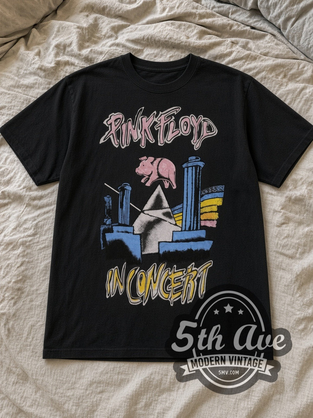 Pink Floyd – 1977 Tour – Vintage Band T-Shirt