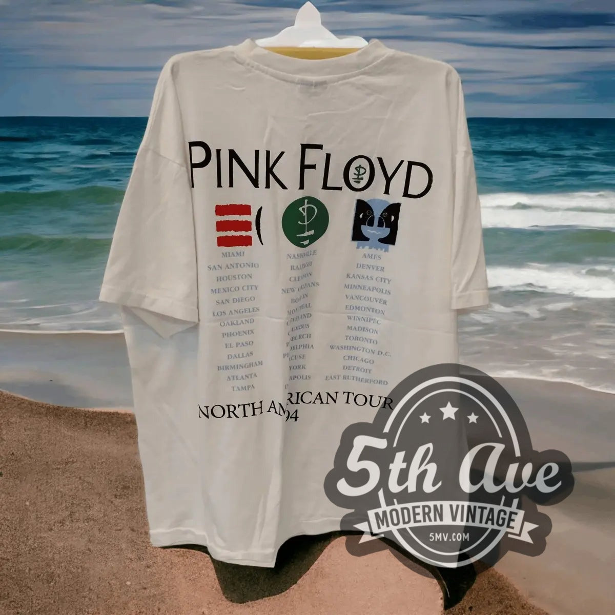 Pink Floyd – North American Tour – Vintage Band T-Shirt