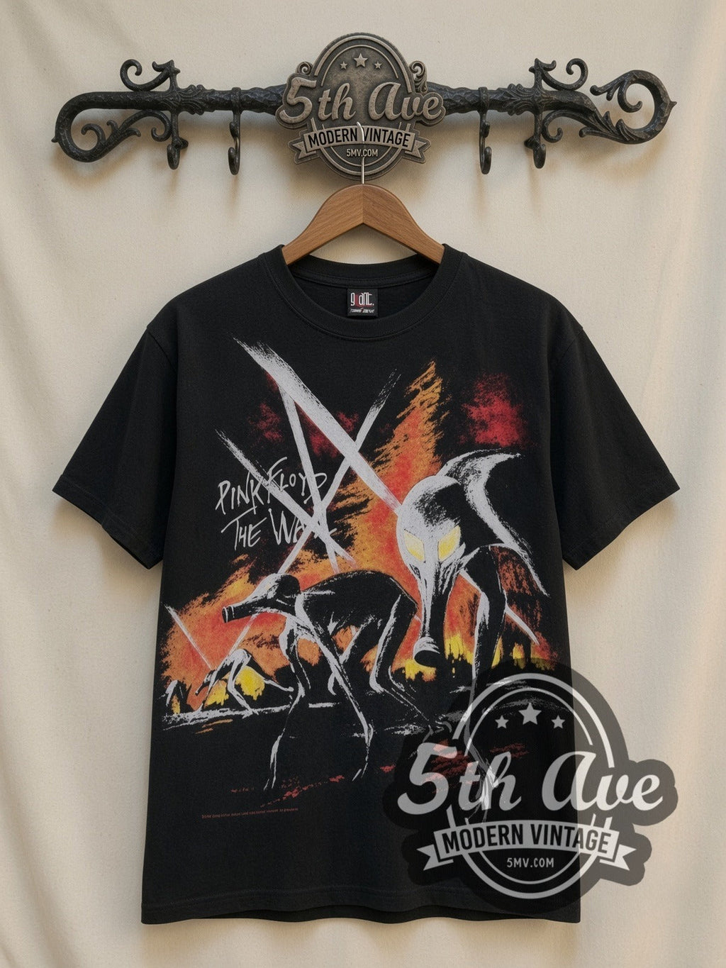 Pink Floyd – The Wall Hammers All Over Print – Vintage Band T-Shirt