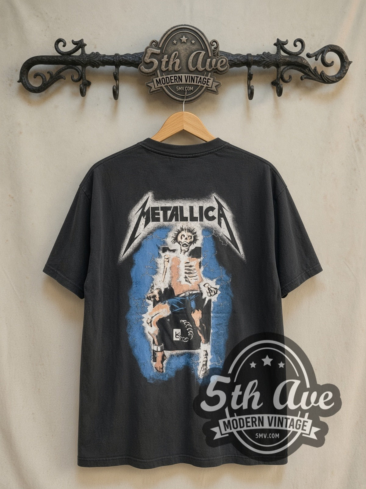 Metallica – Ride the Lightning – Vintage Band T-Shirt