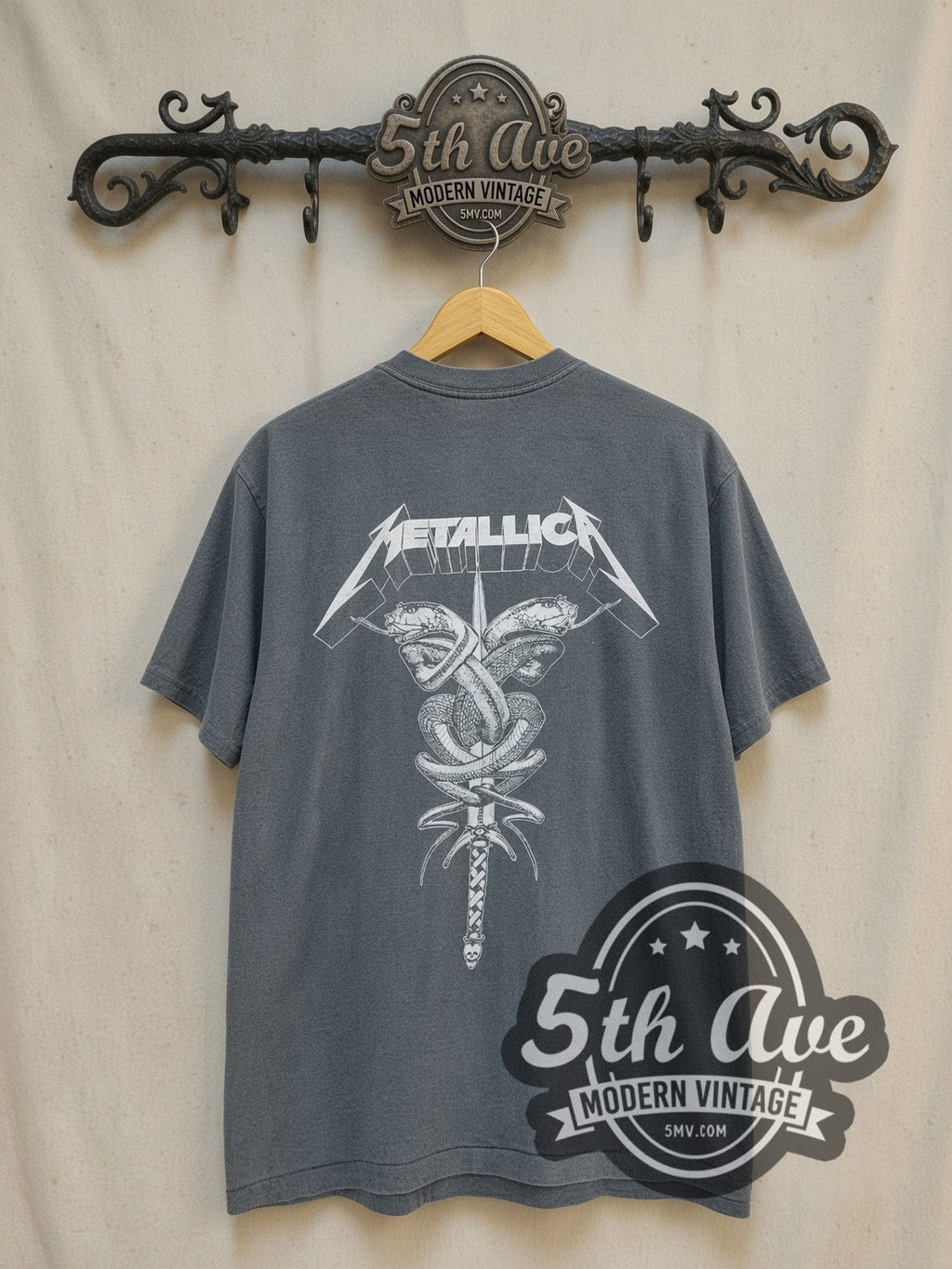 Metallica – Sad But True Twin Skulls Glass – Vintage Band T-Shirt