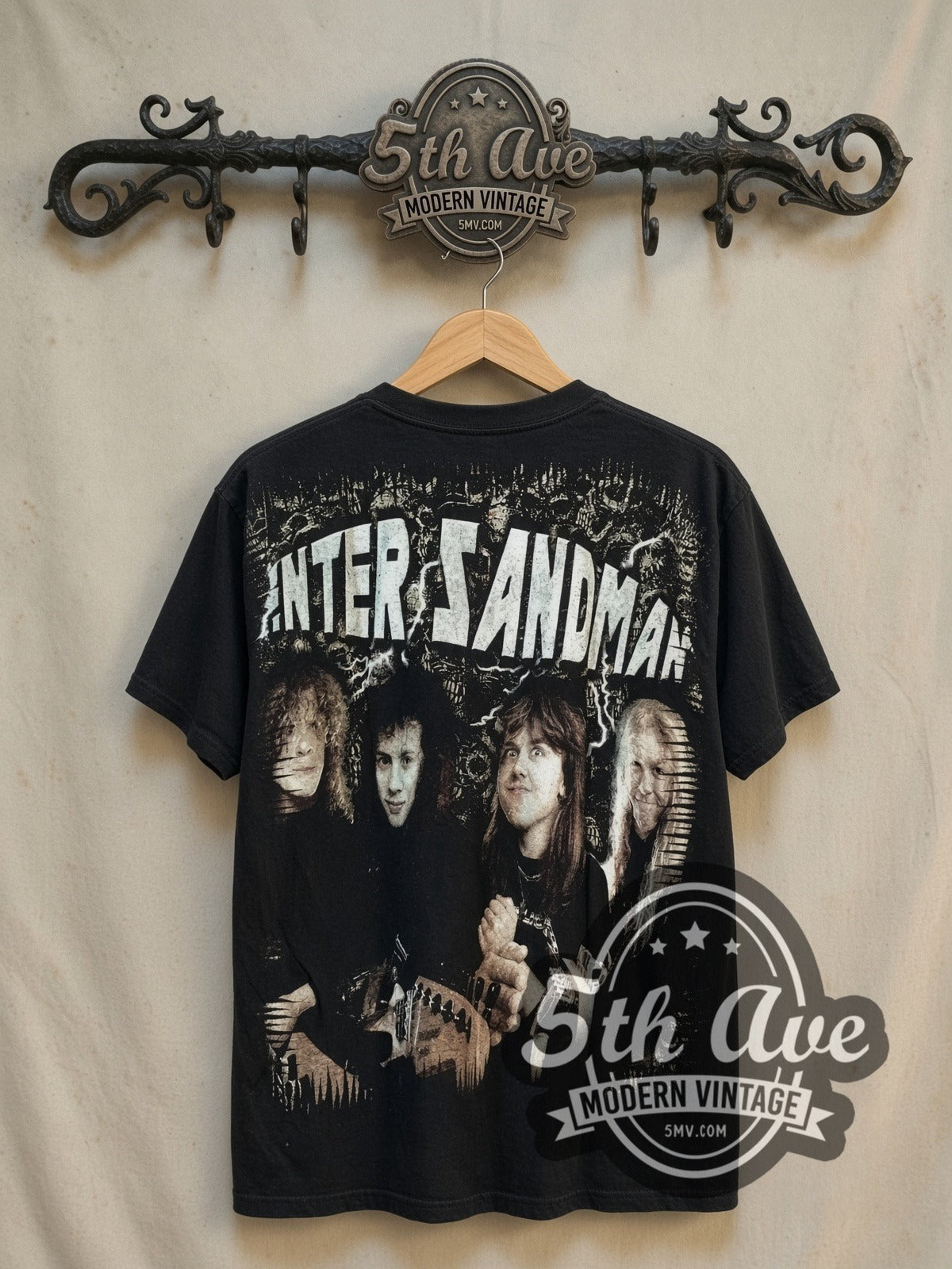 Metallica – Enter Sandman – All Over Print – Vintage Band T-Shirt