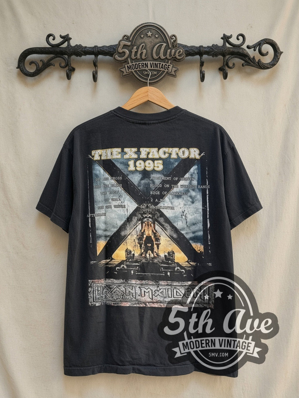 Iron Maiden – The X Factor Tour 1995 – Vintage Band T-Shirt