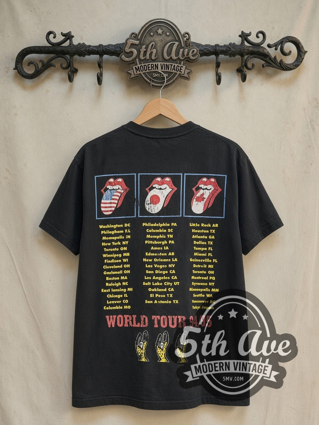 The Rolling Stones – World Tour 1994/1995 – Vintage Band T-Shirt