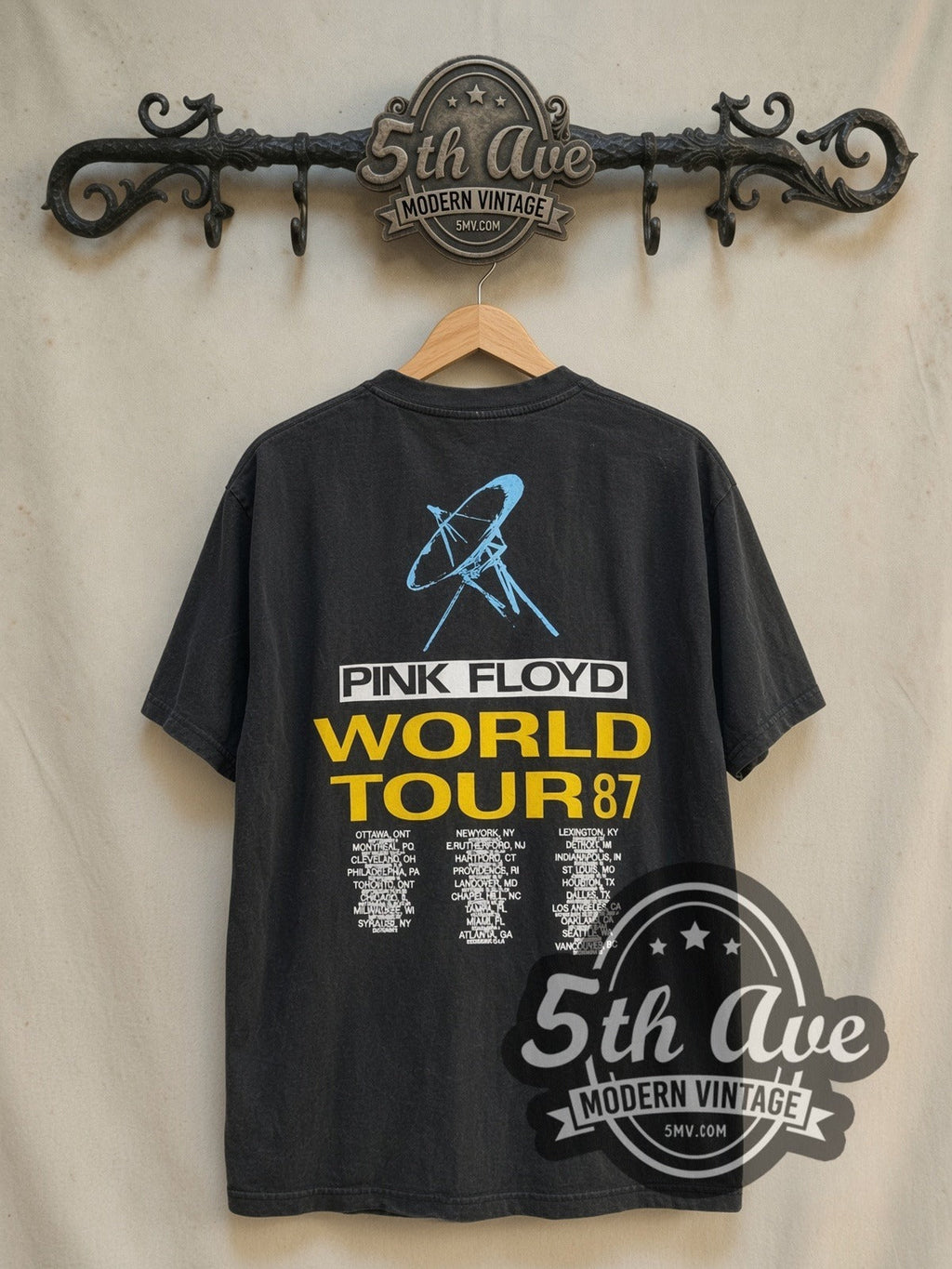 Pink Floyd – World Tour 1987 – Vintage Band T-Shirt