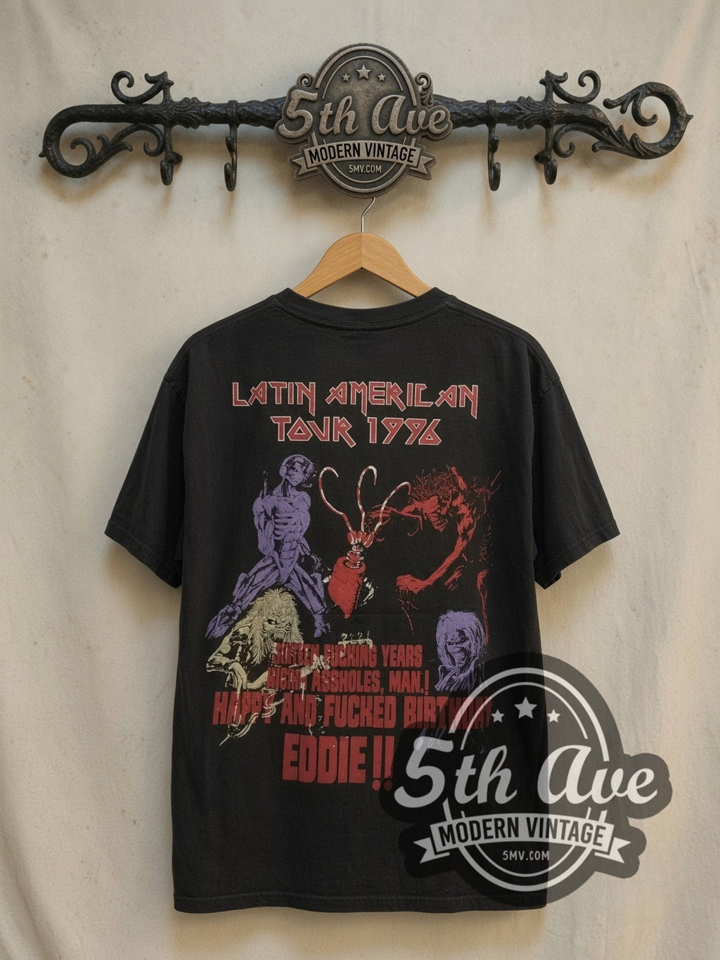 Iron Maiden – Latin America Tour 1996 – Vintage Band T-Shirt
