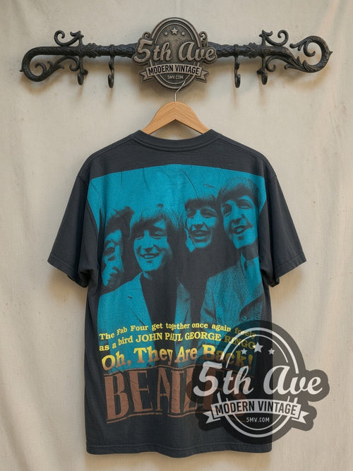 The Beatles – Oh They Are Back! – All Over Print – Vintage Band T-Shirt