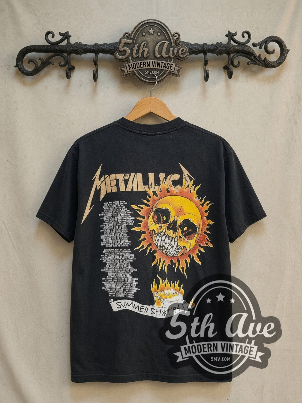 Metallica – Summer Sh*t Tour 1994 Pushead – Vintage Band T-Shirt