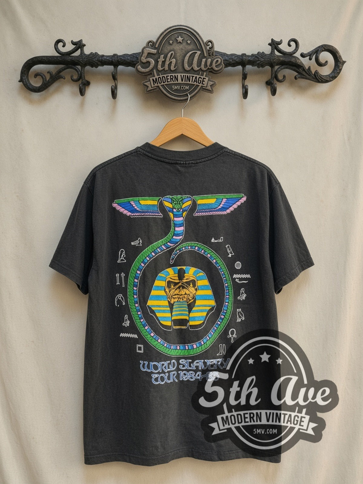Iron Maiden – World Slavery Tour 1984/85 – Vintage Band T-Shirt