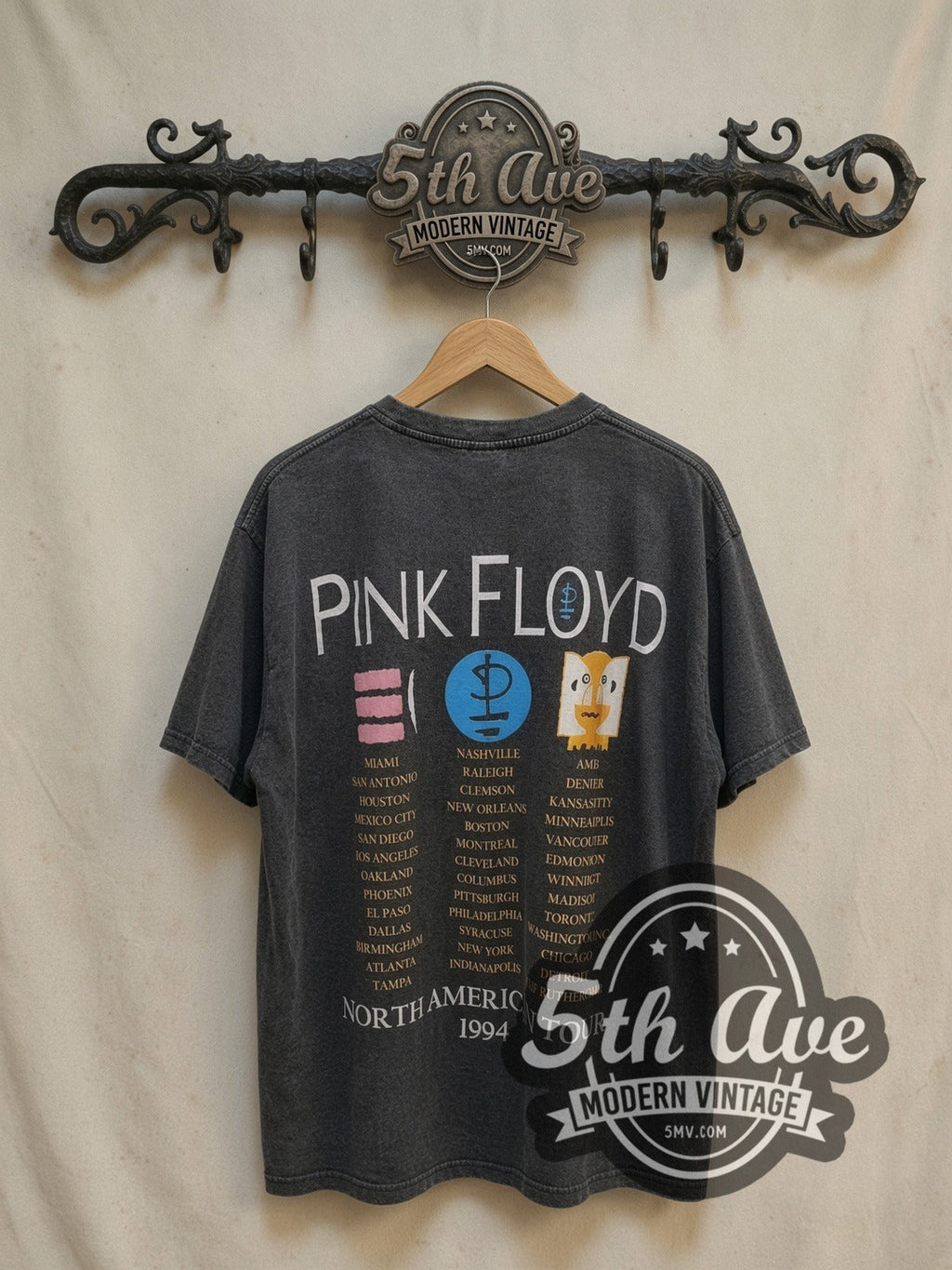 Pink Floyd – 1994 American Tour – Vintage Band T-Shirt