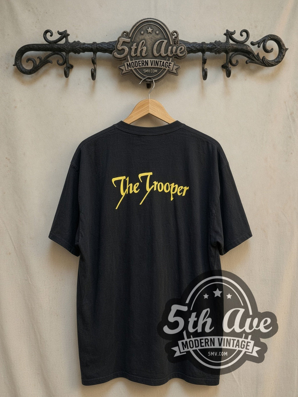 Iron Maiden – The Trooper Eddie Union Jack Sabre – Vintage Band T-Shirt