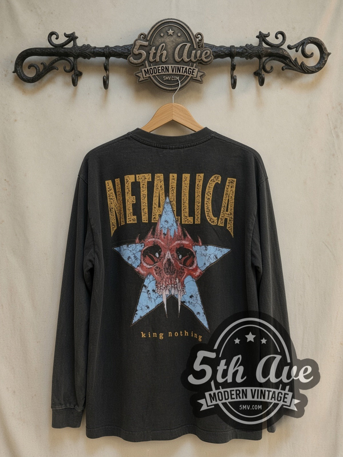 Metallica – King Nothing Careful What You Wish – Vintage Band Long Sleeve T-Shirt