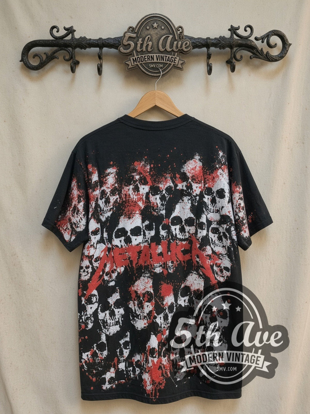Metallica – Unleash the Metal – All Over Print – Vintage Band T-Shirt