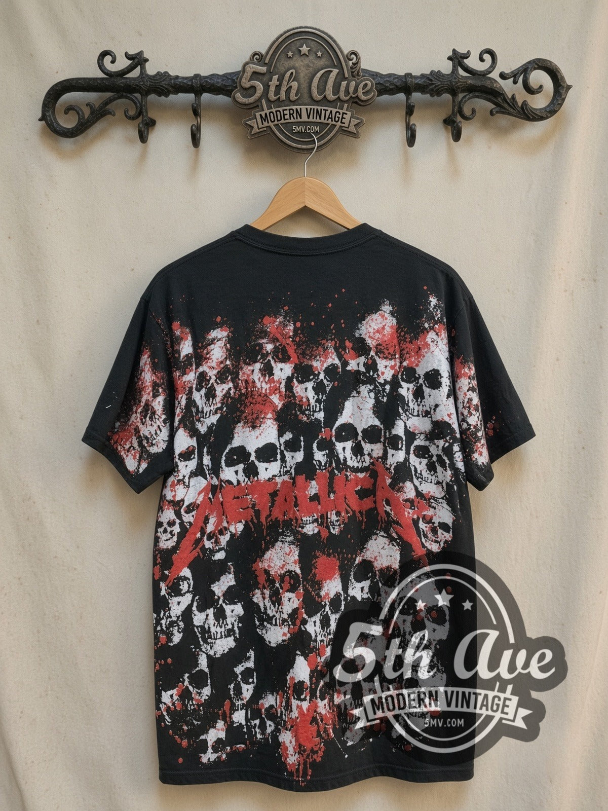 Metallica – Unleash the Metal – All Over Print – Vintage Band T-Shirt