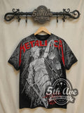 Metallica –...And Justice for All Lady Justice – All Over Print – Vintage Band T-Shirt