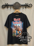 Iron Maiden – The Trooper Eddie Union Jack Sabre – Vintage Band T-Shirt