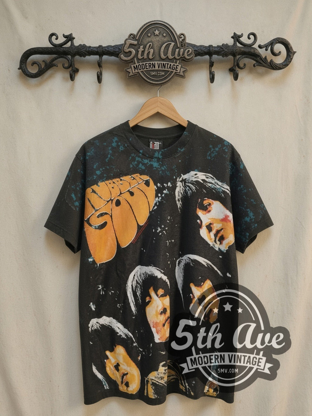 The Beatles – Rubber Soul – All Over Print – Vintage Band T-Shirt
