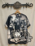 The Beatles – Live Stage Ludwig Drum Black All Over Print – Vintage Band T-Shirt