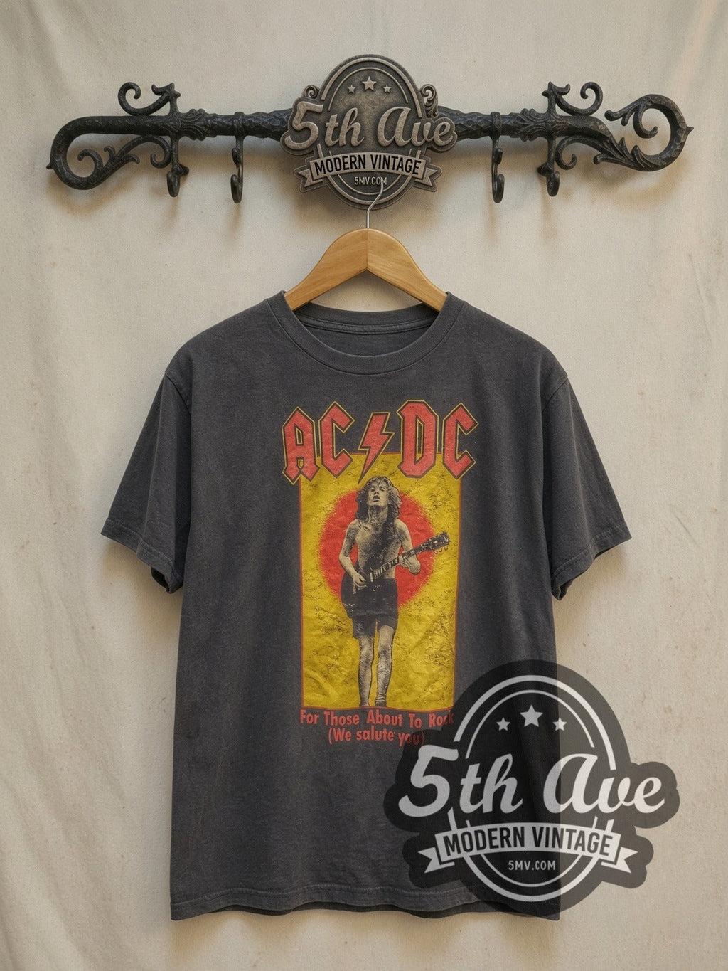 AC/DC – For Those About to Rock Angus – Vintage Band T-Shirt